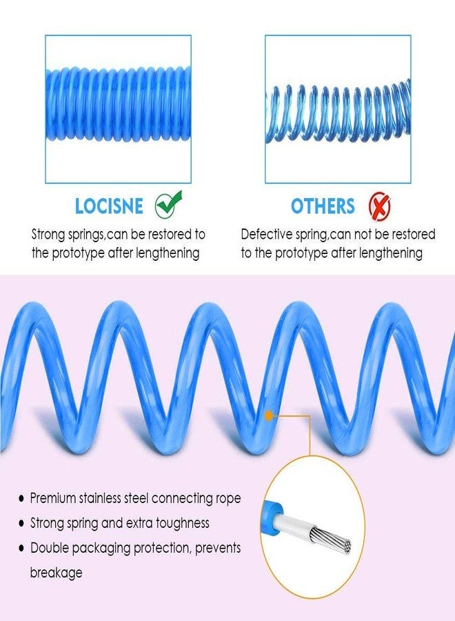 DRANZ Anti Lost Wrist Link for Kids with Lock & Key, Baby Safety Harness Band, Child Anti-Lost Wristband, Toddler Safety Strap, Extra Long Walking Hand Belt for Outdoor Travel Protection. - Image 3