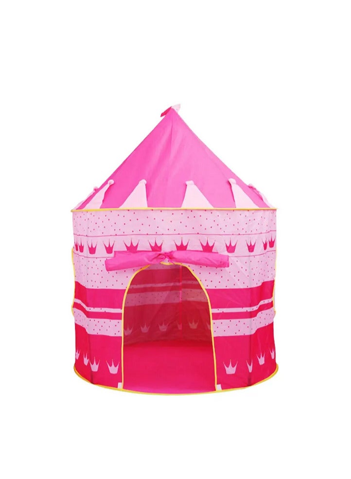 خيمة لعب محمولة على شكل قلعة"بينك" - Image 4