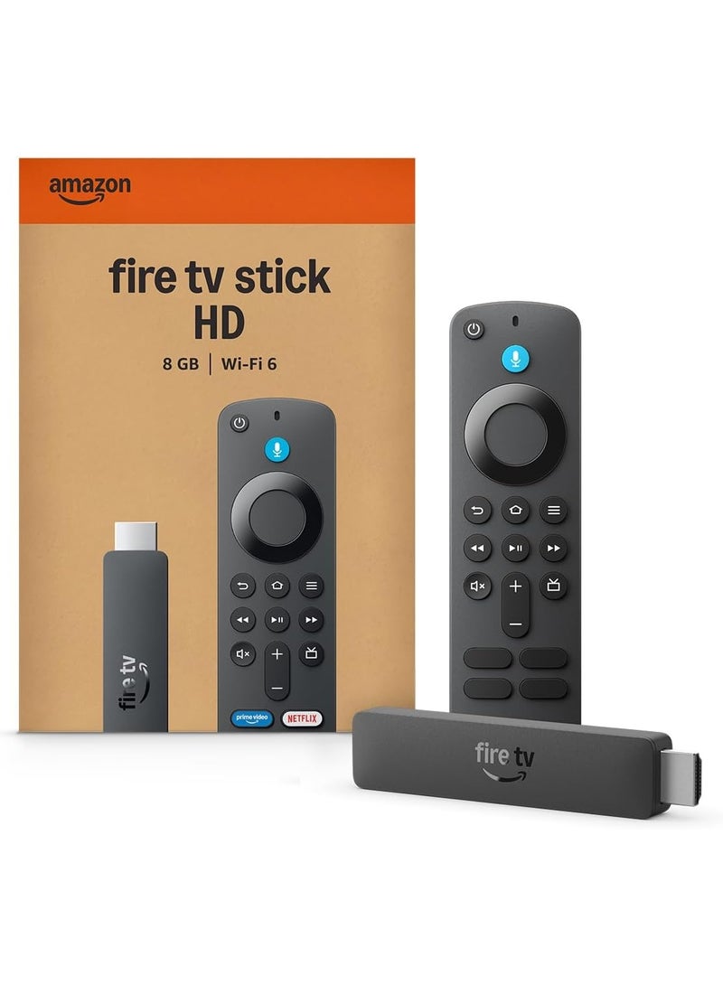 Amazon Publishing Fire TV Stick HD (Newest gen), supports Wi-Fi 6, Ambient Experience, find TV programmes faster with Alexa+ - Image 1