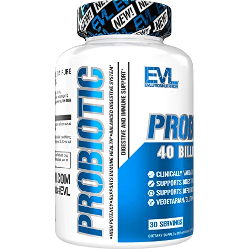 Evlution Nutrition Probiotic - 40 Billion CFU - Supports Digestive + Immune Health - Probiotic Supplement for Men & Women - Vegetarian, Gluten Free & Non-GMO - 30 Servings - 60 Veggie Capsules - Image 5
