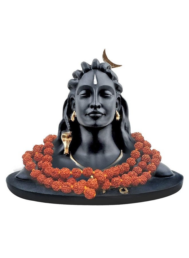 Rhymestore Rhymestore Adiyogi Statue for Car Accessories Dash Board, Pooja & Gift,Decore Items for Home & Office, Made in India (Adiyogi) - Image 1
