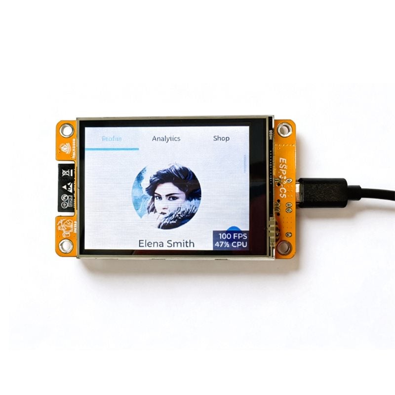 لوحة تطوير الشاشة NM-CYD-C5 مزودة بشاشة لمس TFT LCD مقاس 2.8 بوصة مع وحدة ESP32-C5 وشاشة LCD بدقة 320 × 240 - Image 5