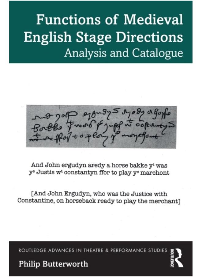 null - Functions of Medieval English Stage Directions : Analysis and Catalogue - Image 1