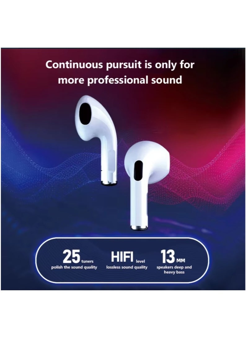 بيوينتي Wireless Earphone, Bluetooth Wireless Earphone, Wireless Earphone Compatible with iPhone, Android, and Xiaomi Devices, Economical Earphone Resembling Apple AirPods in Design, Rechargeable Earphone - - Image 3