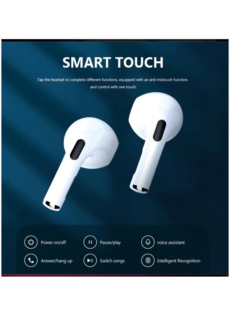 بيوينتي Wireless Earphone, Bluetooth Wireless Earphone, Wireless Earphone Compatible with iPhone, Android, and Xiaomi Devices, Economical Earphone Resembling Apple AirPods in Design, Rechargeable Earphone - - Image 2