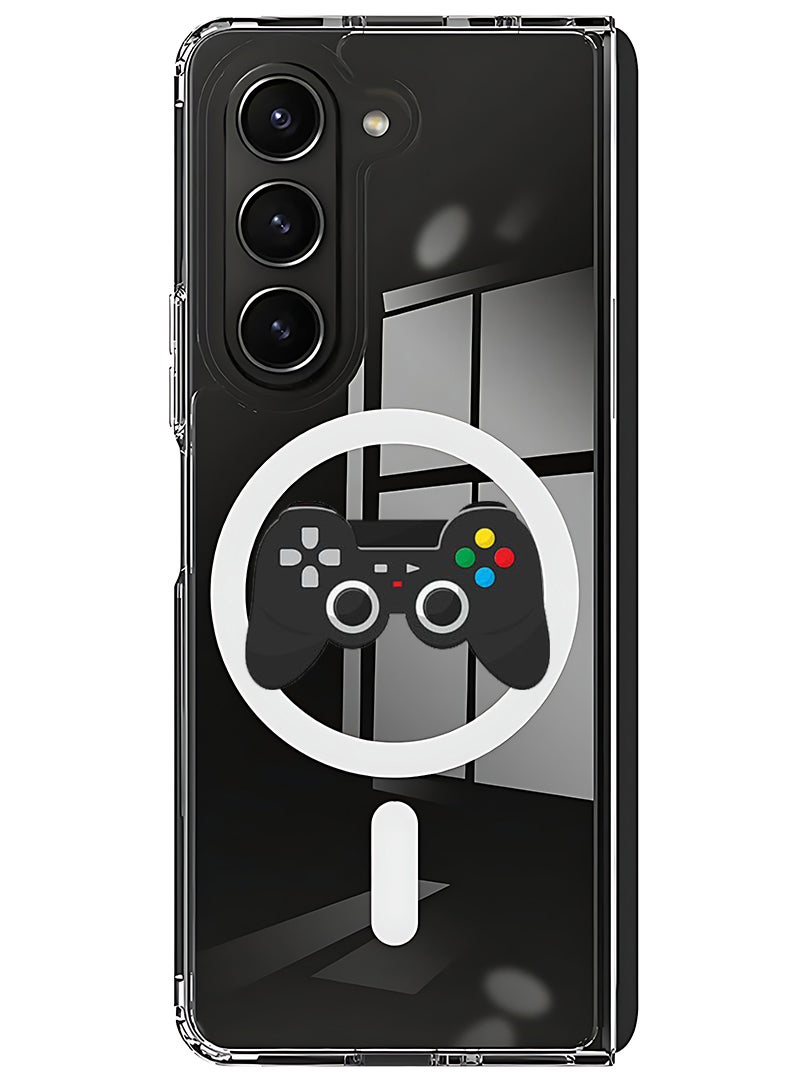 Theodor Magnetic Case for Samsung Galaxy Z Fold 6 Compatible with MagSafe Wireless Charging, Shockproof Phone Bumper Cover Controler  - Image 1