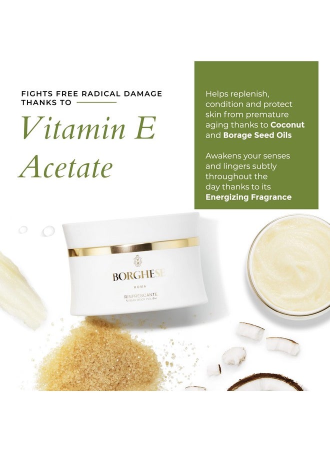 Borghese Rinfrescante Sugar Body Polish Body Exfoliator & Sugar Scrub For Skin Care 8.0 Fl Oz  - Image 5