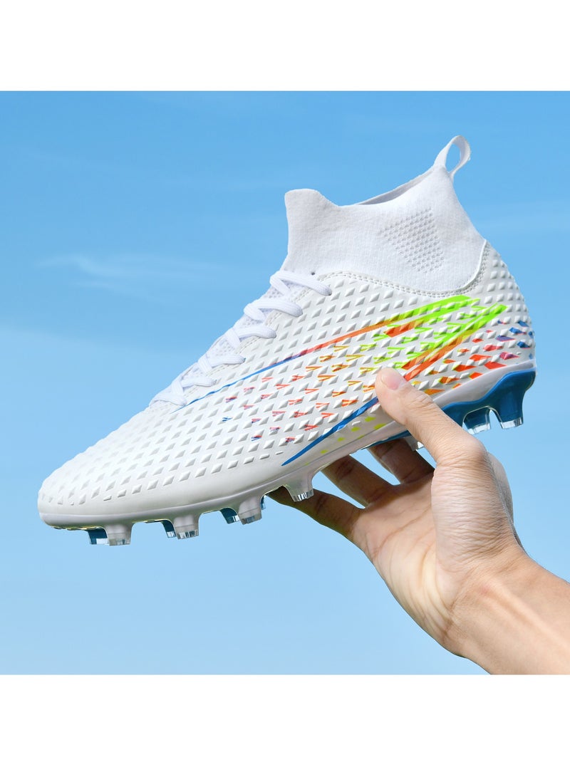 SKT Shiketro Men's soccer cleats for outdoor indoor professional youth boys soccer cleats unisex soccer cleats. - Image 4