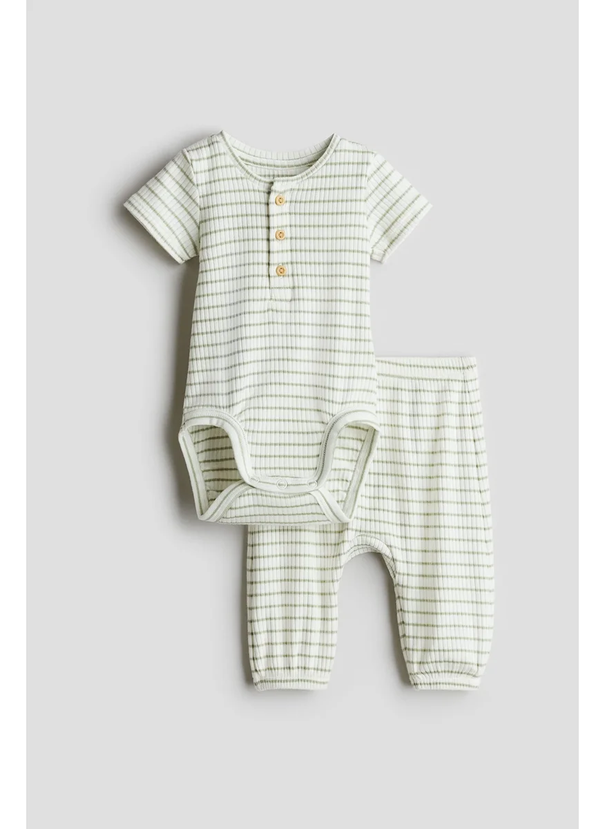 اتش اند ام 2-Piece Cotton Jersey Set
