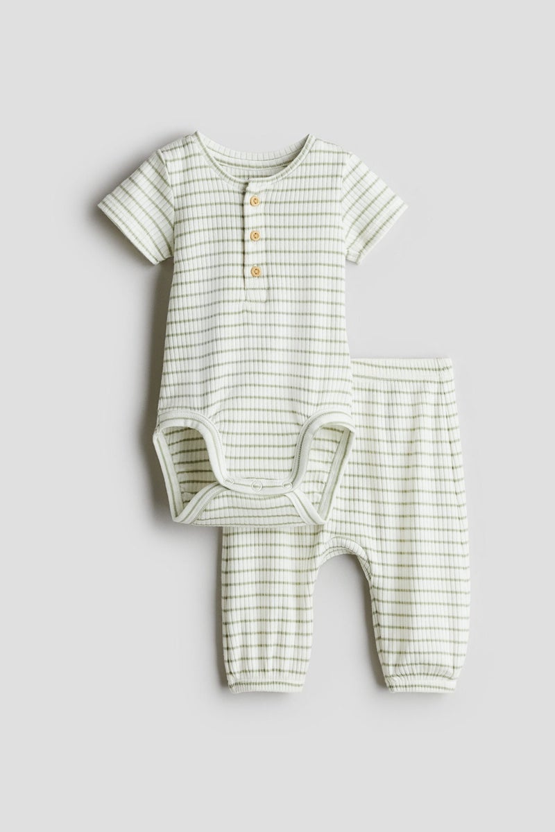 H&M 2-Piece Cotton Jersey Set  - Image 1