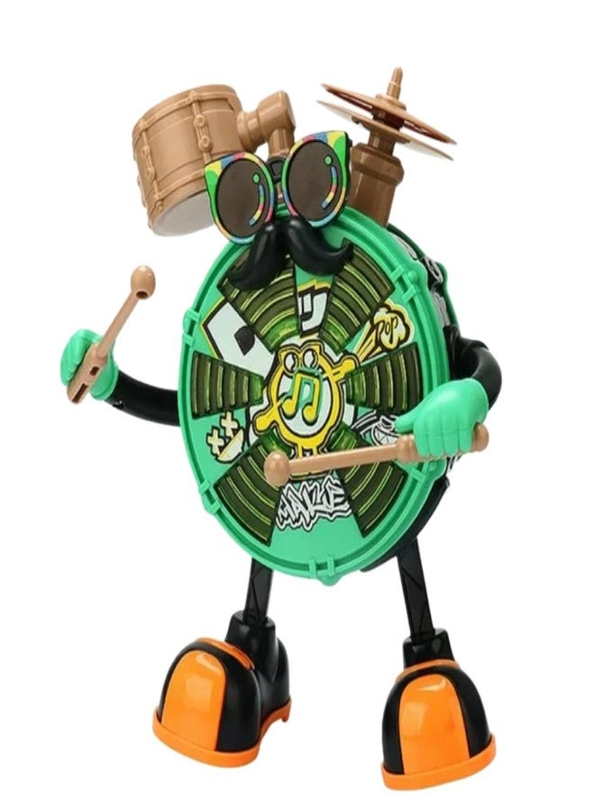 Spindoo Baby Dancing Drum Instrument -Music Robot Toy with Lights, Dance & Sound | Interactive Musical Drum Toy for Kids & Toddlers | Safe BPA-Free Educational Baby Toy | Gift for Boys & Girls - Image 1