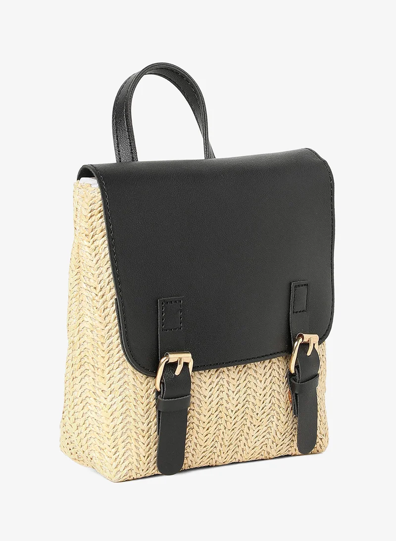 Haute Sauce Shirley Black & Cream Backpack