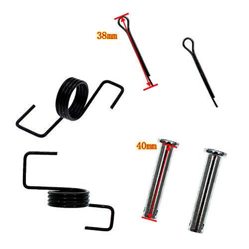 YOFMOO PW50 PW80 Foot Pegs Rest Footpegs Compatible with Yamaha PW 50 80 BW80 1981-2015 DT50 RT100 RT180 T225S TT225T TTR110 TTR50E TTR90 TW200 WR200 WR250 WR500 XT225 XT250 XT350 XT600 YZ125 Black - Image 3