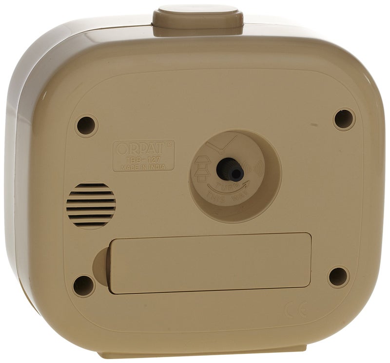 Orpat Beep Abstract Alarm Clock (Gold, TBB-127) - Image 2