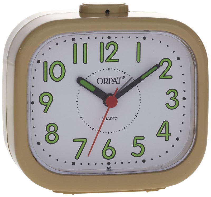 Orpat Beep Abstract Alarm Clock (Gold, TBB-127) - Image 3