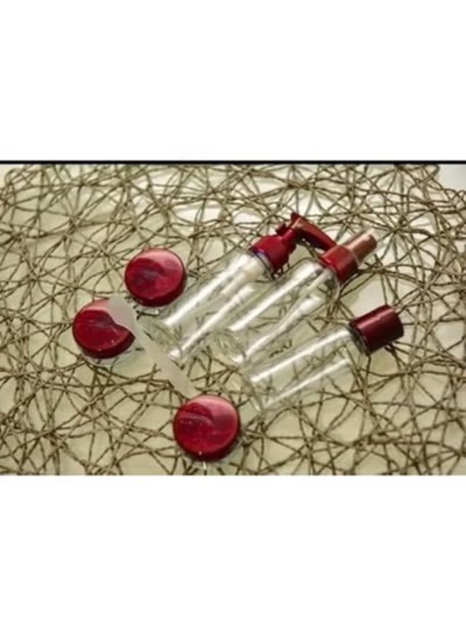 zoba Luxury 6-Piece Refillable Travel Bottle Set for Lotion, Shampoo, Shower Gel, Empty Container for Liquid Cosmetics Filling Tool - Image 5