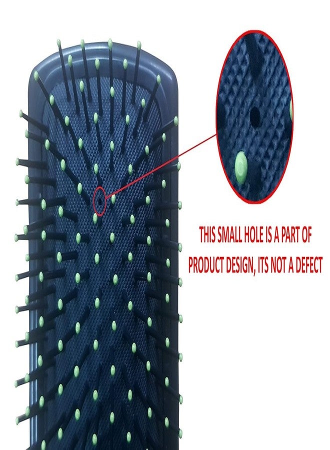 HUDACRUSH Huda Crush Hair Styling Combo Pack - 10 PCS Brush + Paddle Brush + B.R Comb, Empathetic , Hair Brush Comb for Women & Men : Ideal for all hair types, this hair comb set includes a paddle hair brush , a roller comb , and a tail comb for hair styling, - Image 2