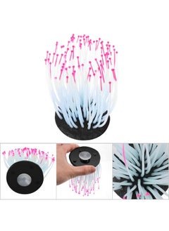 TOPINCN TOPINCN Aquarium Artificial Fluorescent Coral, Fish Night Light Emulation Silicone Coral Colorful Fish Landscape Decor with Suction Cup for Underwater Fish Landscaping  - Image 5