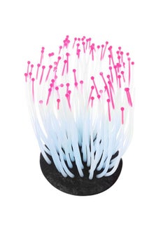 TOPINCN TOPINCN Aquarium Artificial Fluorescent Coral, Fish Night Light Emulation Silicone Coral Colorful Fish Landscape Decor with Suction Cup for Underwater Fish Landscaping  - Image 1