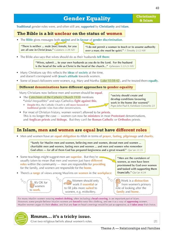 null - New GCSE Religious Studies: AQA A Christianity & Islam Revision Guide (with Online Extras) - Image 1