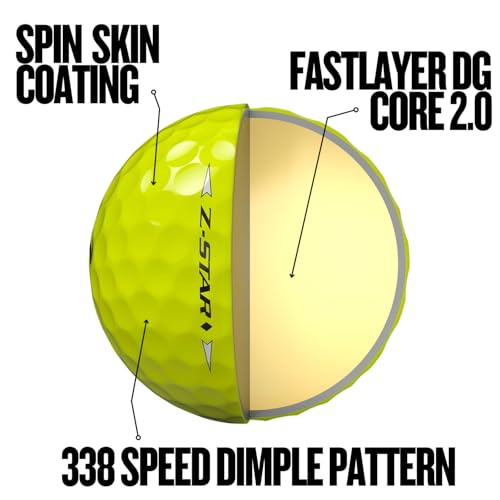 Srixon كرات جولف سريكسون Z-Star دايموند، دايموند 3، صفراء - Image 5