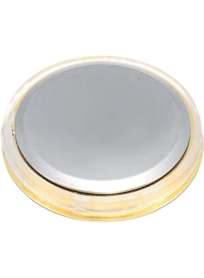 ShoppeWatch Mini Clock Insert 1 716 35mm Quartz Movement  Miniature Clock Face Insert  Round Clock Fit Up Gold Tone Dial and Bezel Roman Numerals CK085GD - Image 4