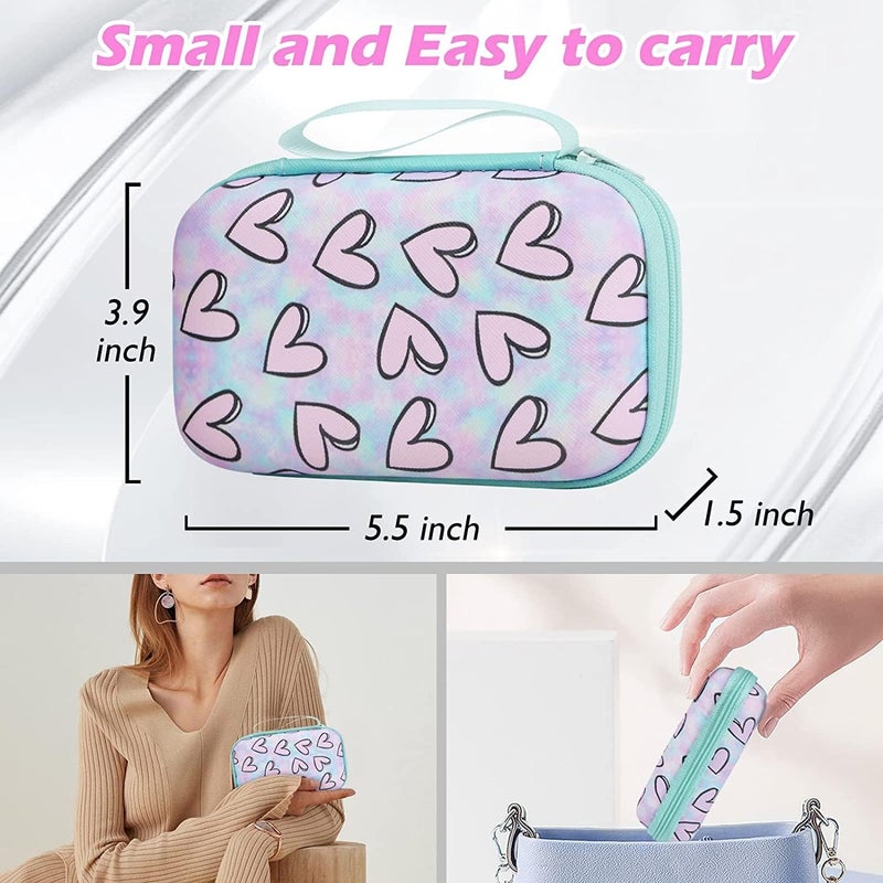 FACTOTECH iPhone Charger Protector Case with Carrying Bag Compatible for Apple 18W 20W iPhone 15 14 13 12 11 Pro/PRO MAX Adapter and Lightning Cable Protective Sleeve with Pouch Case(Purple Heart) - Image 5