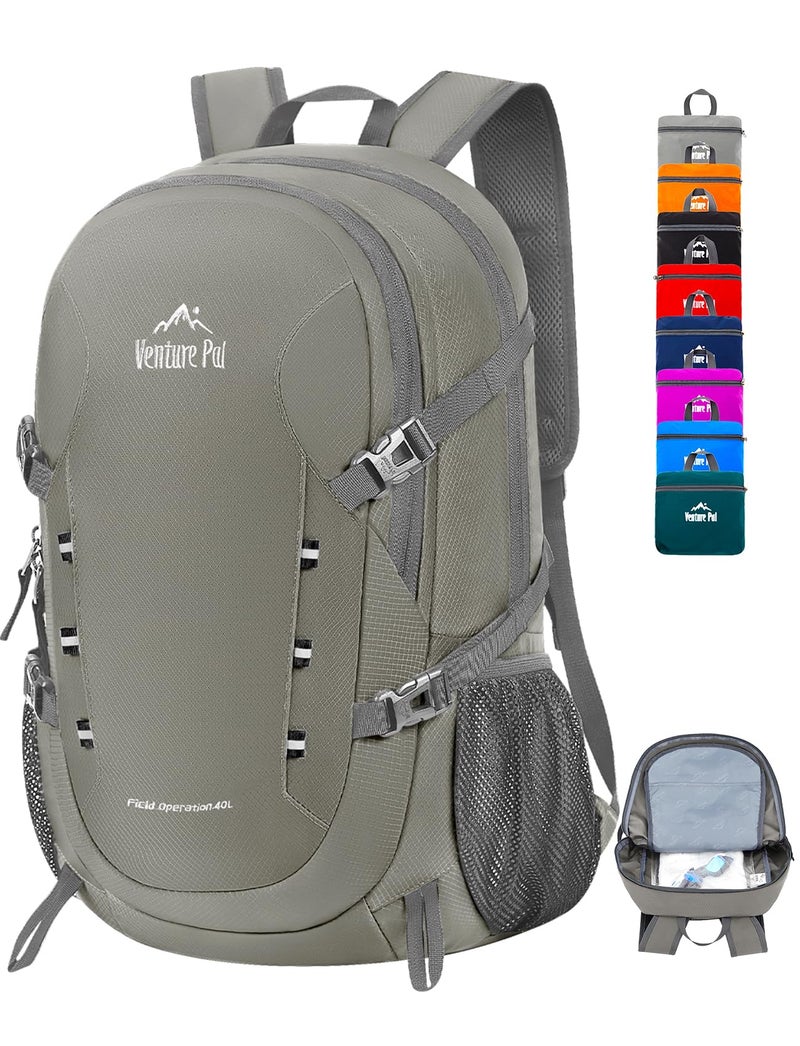 Venture Pal 40L Lightweight Packable Travel Hiking Backpack Daypack - Image 1