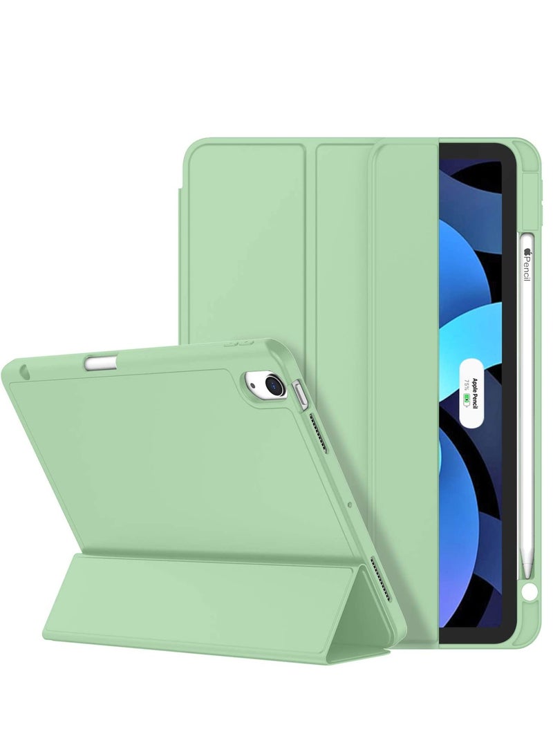 Mufaens iPad 10Th 10.9 Inch 2022 Model 10th Generation Slim Stand Hard Back Shell Cover with Auto Wake/Sleep Mint Green - Image 1