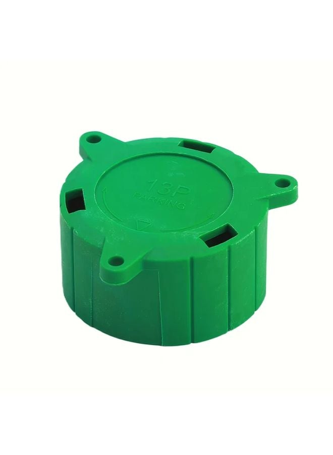 1pc 13 Pin Trailer Plug Cover Dustproof Green Rubber Connector Cap Truck RV - Image 1
