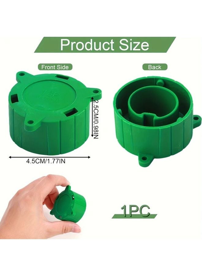 1pc 13 Pin Trailer Plug Cover Dustproof Green Rubber Connector Cap Truck RV - Image 3