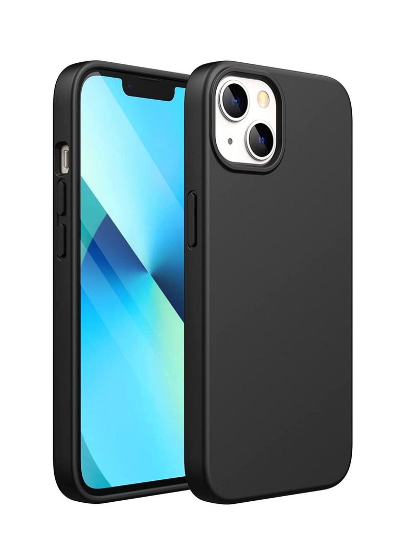 Silicone Case Compatible with iPhone 13 6.1-Inch, Silky-Soft Touch Full-Body Protective Case, Shockproof Cover with Microfiber Lining - Image 1