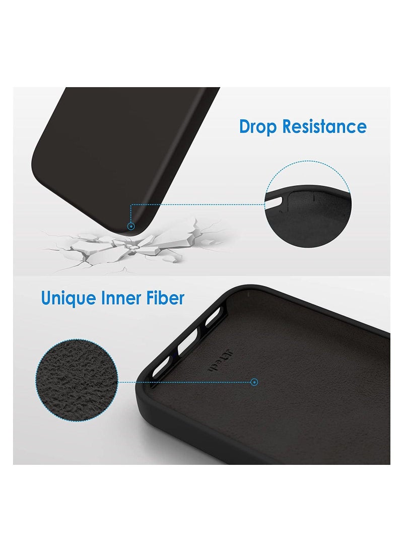 Silicone Case Compatible with iPhone 13 6.1-Inch, Silky-Soft Touch Full-Body Protective Case, Shockproof Cover with Microfiber Lining - Image 3