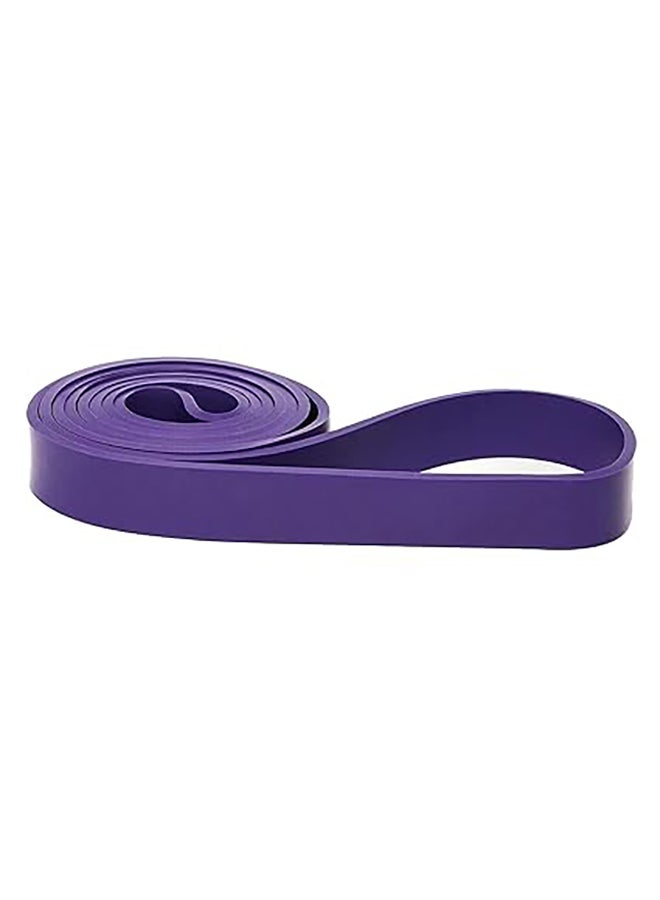 anythingbasic. Ab. Latex Medium Resistance Band 40 - 50 LBS Of Size 2080mm Length, 32mm Width, 4.5mm Thickness Purple For Yoga, Workout Aerobics and Home Exercise Stretch Band  - Image 1