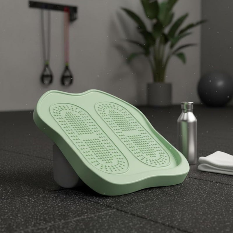 Adjustable Stretching Board Foldable Design Folding Slant Board 9 Angle Adjustment Calf Stretch Wedge for Home Workout, Array, Green - Image 5
