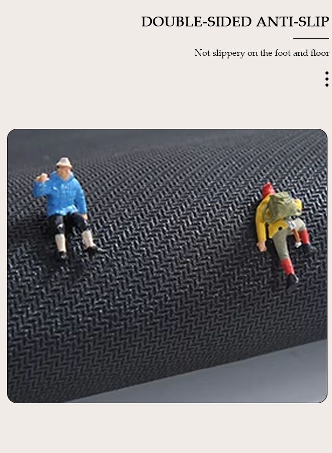 DUNISO قطعتان من سجاد ودواسات المطبخ غير القابلة للانزلاق، مجموعة سجادة مضادة للتعب في مدخل المطبخ، سجادة أرضية خلفية للمطبخ والحمام والمكتب 40*60 سم&amp;40*120 سم - Image 5