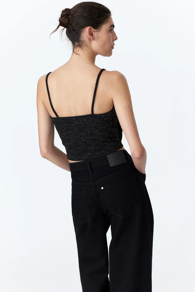 H&M Bow-Front Strappy Top