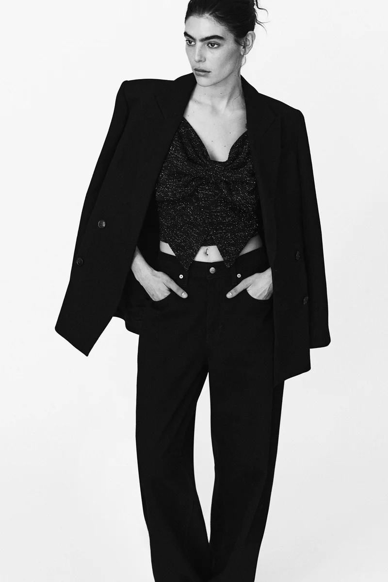 H&M Bow-Front Strappy Top