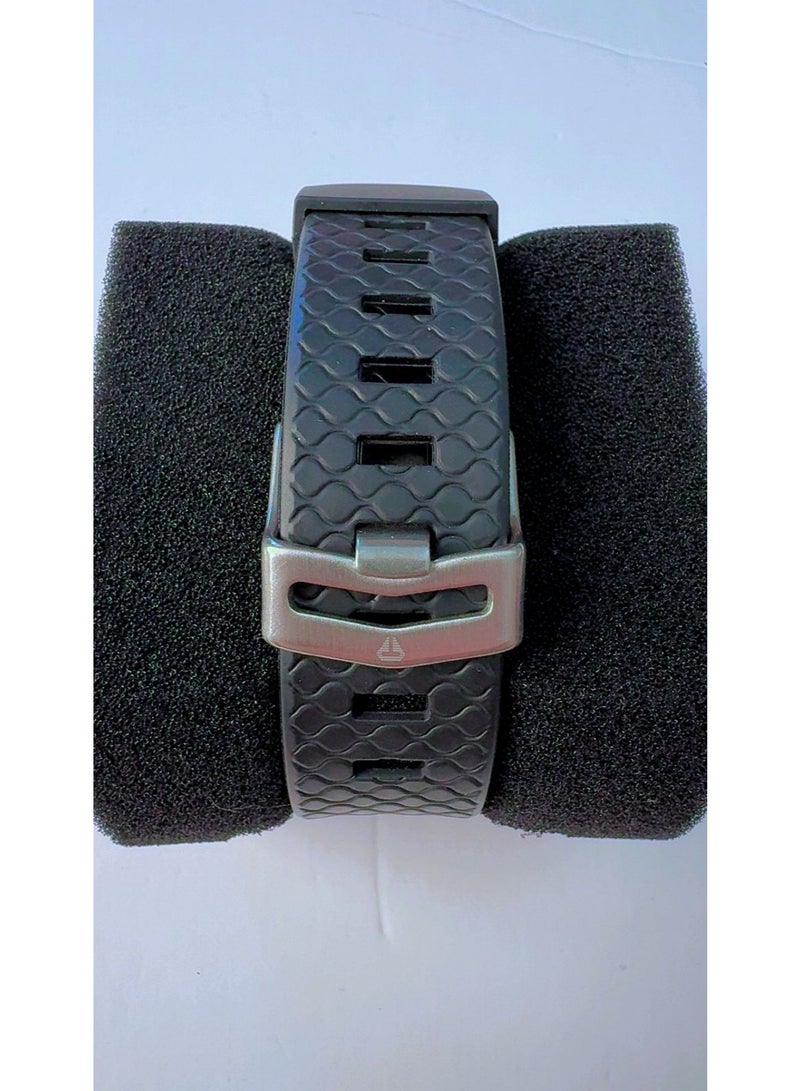 TOMI TM-1810L Men's Digital Sports Watch - Waterproof Black Silicone Strap Chronograph Watch with Alarm and LED Backlight - Image 3