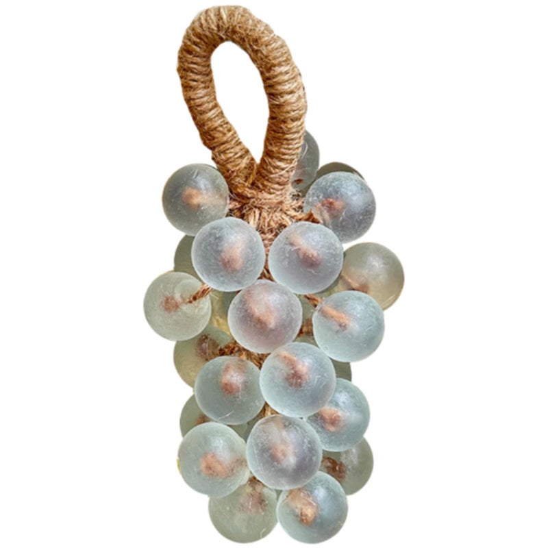 Grape Lanyard Soap Exquisite Decoration Fragrant Soap Household Travel Hand Soap for Men and Women    Light Blue - Image 1