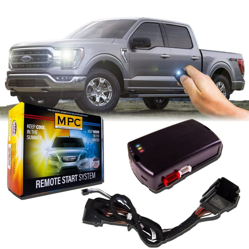 MPC Remote Start Kit Compatible withd F150 2021 2022 2023  100 Plug N Play THarness  Press Fob Lock Unlock Lock to Start  USA Tech Support