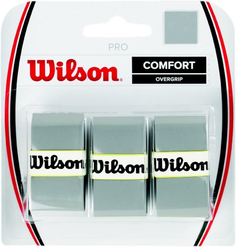 WILSON Pro Overgrip Comfort - 3 Pack (Silver) - Image 2