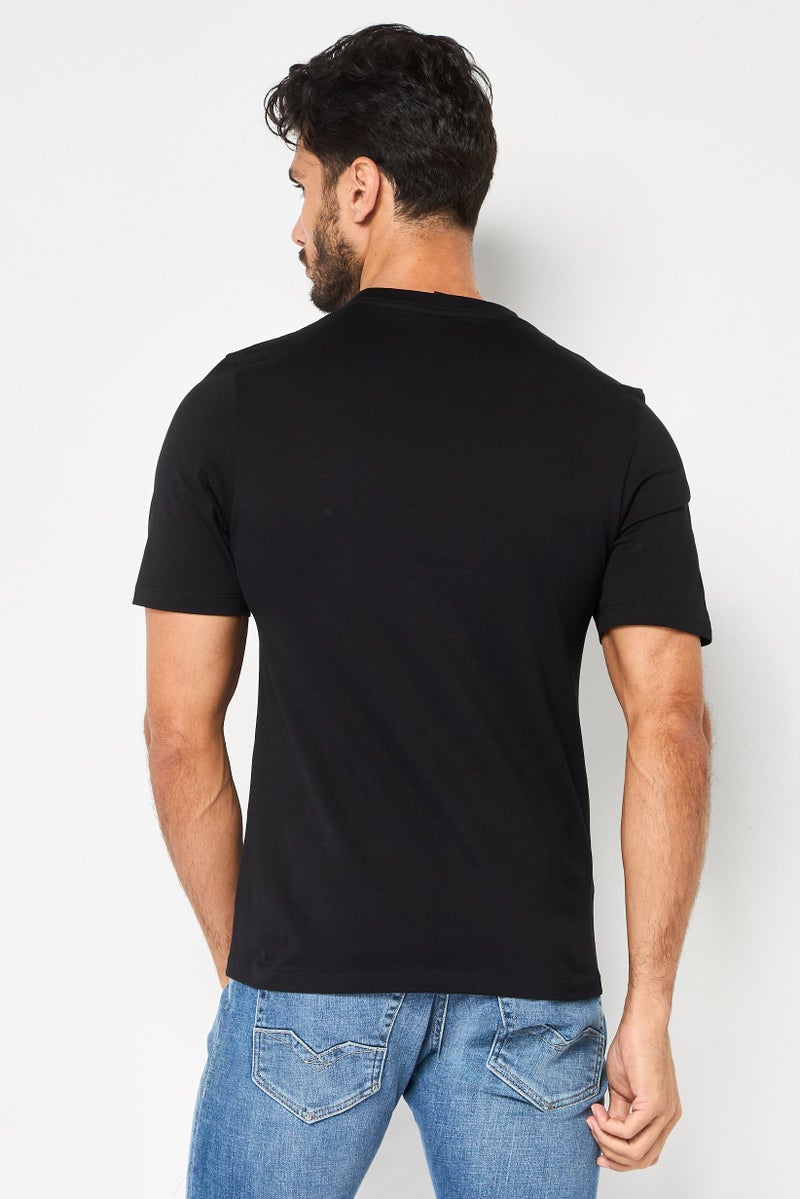 STELLA MCCARTNEY Men Crew Neck Short Sleeve Graphic Print T-Shirt, Black - Image 4