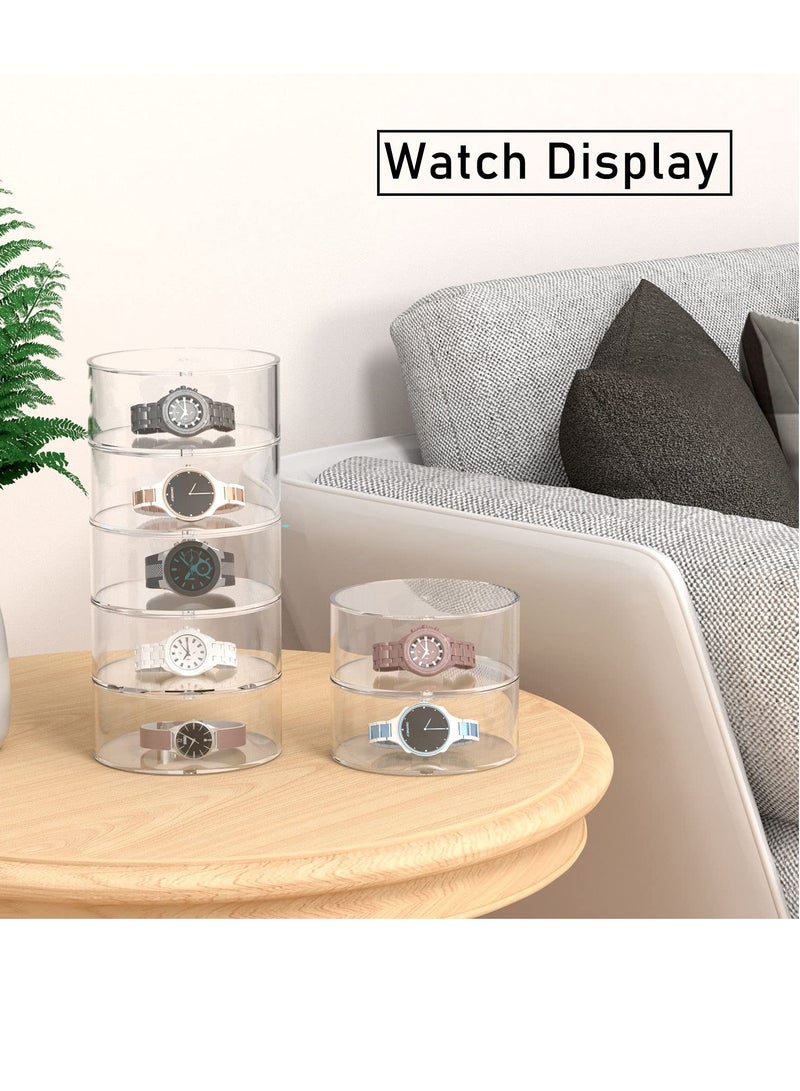 MIXDE 5 Layers Belt Organizer Wrist Band Acrylic Display Case Jewelry Watches Storage Box Makeup Bracelets Rings Toys Accessories Holder Case  - Image 5