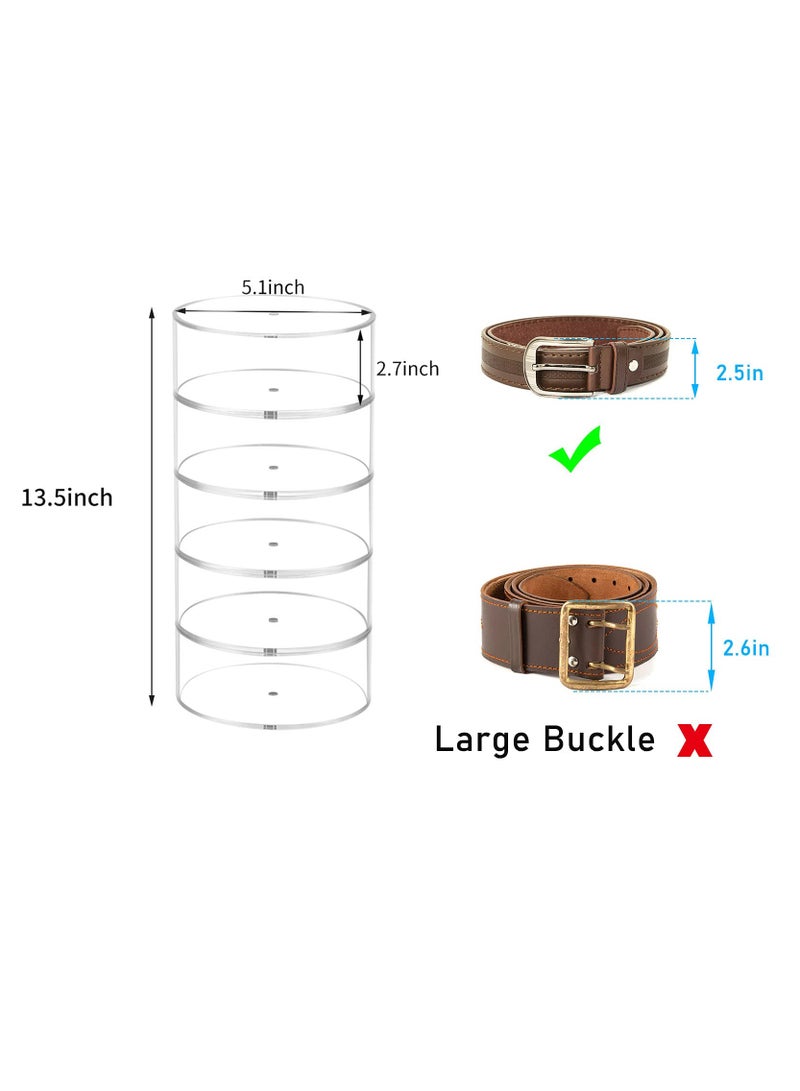 MIXDE 5 Layers Belt Organizer Wrist Band Acrylic Display Case Jewelry Watches Storage Box Makeup Bracelets Rings Toys Accessories Holder Case  - Image 3