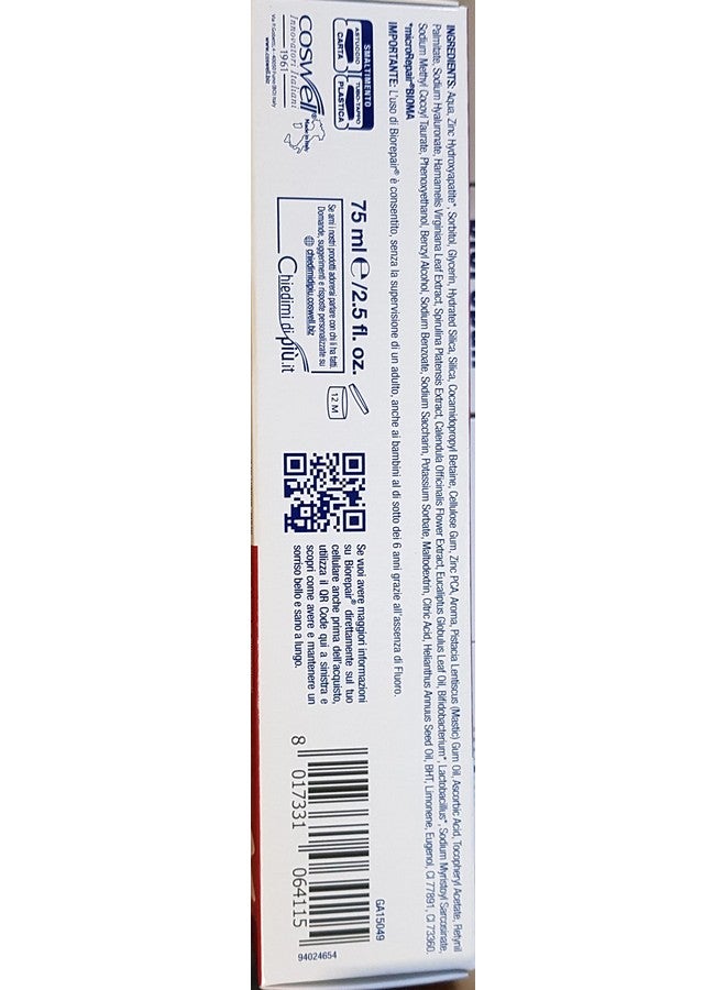 Biorepair Set 2 Advanced Toothpastes 2.5 fl.oz 75ml Tubes - Image 5