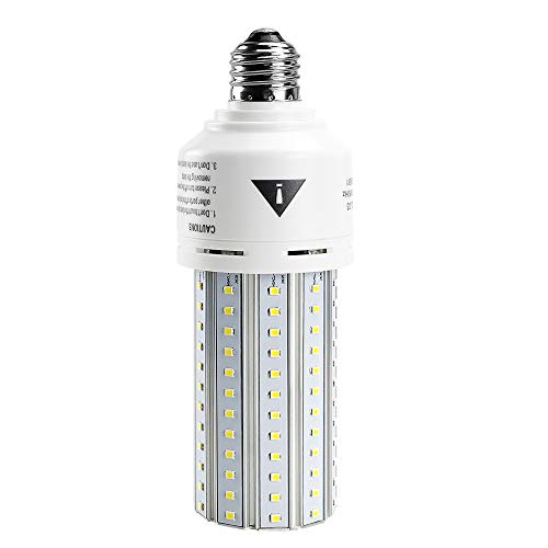 ZP Mafuken 500W Equivalent LED Corn Light Bulb 7500 Lumen Led Bulbs 60W Super Bright 5000K Cool Daylight White E26/E27 Medium Base for Outdoor Indoor Workshop Garage Warehouse Factory Backyard… (A) - Image 1
