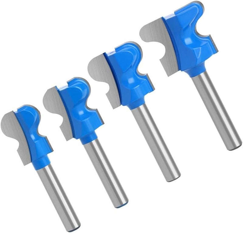 بتات جهاز التوجيه الخشبي المحترفة مقاس 6 مم، عمود 6 مم، فولاذ مقوى، 19.05 مم (3/4 بوصة) - Image 4