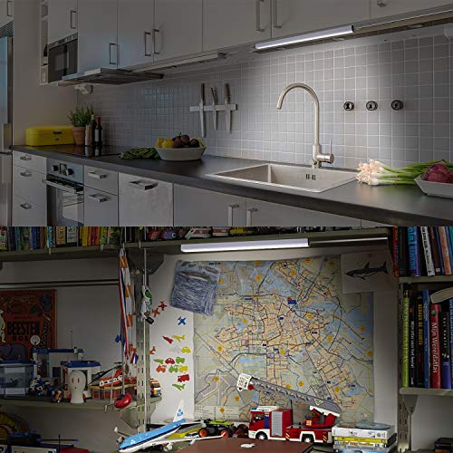 DWEPTU Kitchen Lights Closet Lights LED Light Bar Under Counter Light Fixtures with USB Powered LED Light Bar for Room Under Counter Lighting Work Tables Student Dormitory - Image 4