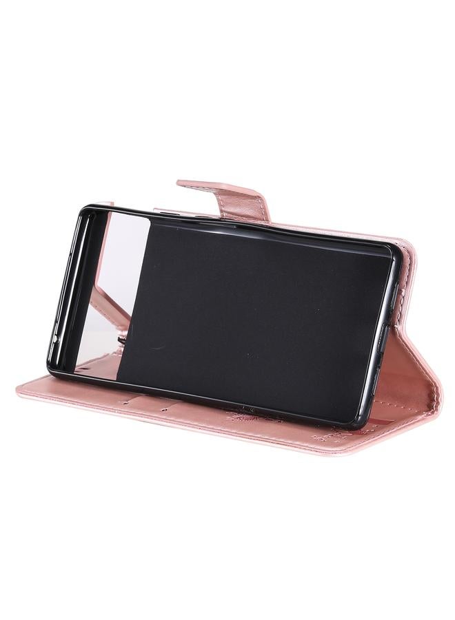 S-TOP Case For Google Pixel 6 Tree & Cat Embossed Pattern Horizontal Flip Leather Case with Holder & Card Slots & Wallet & Lanyard - Image 5